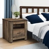 image:imageSignature Design by Ashley Trinell Nightstand with Charging StationBrown Plank