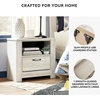 image:imageSignature Design by Ashley Trinell Nightstand with Charging StationWhitewash