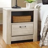 image:imageSignature Design by Ashley Trinell Nightstand with Charging StationWhitewash