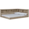 image:imageSignature Design by Ashley Twin Bookcase Storage Bed with ShelvesNatural