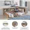 image:imageSignature Design by Ashley Twin Bookcase Storage Bed with ShelvesNatural