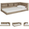 image:imageSignature Design by Ashley Twin Bookcase Storage Bed with ShelvesNatural