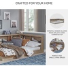 image:imageSignature Design by Ashley Twin Bookcase Storage Bed with ShelvesNatural