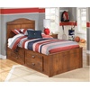 image:imageSignature Design by Ashley Twin Wooden Bunkie Board Roll Slats 56 Inch Mattress SupportTwin
