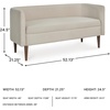image:imageSignature Design by Ashley Wainner Upholstered Entryway Accent Bench Beige