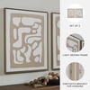image:imageSignature Design by Ashley Waldett Framed Wall Art Set of 2 Beige