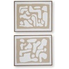 image:imageSignature Design by Ashley Waldett Framed Wall Art Set of 2 Beige