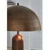 image:imageSignature Design by Ashley Wendfield Industrial Metal Dome Table Lamp