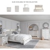 image:imageSignature Design by Ashley White 6 Drawer Dresser with MirrorKing Bookcase Bed with Storage
