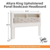 image:imageSignature Design by Ashley White 6 Drawer Dresser with MirrorKing Bookcase Headboard Only