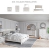 image:imageSignature Design by Ashley White 6 Drawer Dresser with MirrorKing Panel Bed
