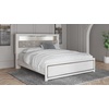 image:imageSignature Design by Ashley White 6 Drawer Dresser with MirrorKing Panel Bookcase Bed