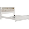 image:imageSignature Design by Ashley White 6 Drawer Dresser with MirrorKing Panel Bookcase Bed