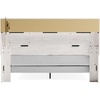 image:imageSignature Design by Ashley White 6 Drawer Dresser with MirrorKing Panel Bookcase Bed