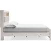 image:imageSignature Design by Ashley White 6 Drawer Dresser with MirrorKing Panel Bookcase Bed