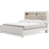 image:imageSignature Design by Ashley White 6 Drawer Dresser with MirrorKing Panel Bookcase Bed