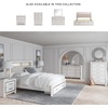 image:imageSignature Design by Ashley White 6 Drawer Dresser with MirrorKing Panel Storage Bed