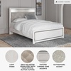 image:imageSignature Design by Ashley White 6 Drawer Dresser with MirrorQueen Panel Bed