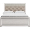 image:imageSignature Design by Ashley White 6 Drawer Dresser with MirrorQueen Panel Bedwith Slats