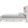 image:imageSignature Design by Ashley White 6 Drawer Dresser with MirrorQueen Panel Bookcase Bed with Slats