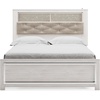 image:imageSignature Design by Ashley White 6 Drawer Dresser with MirrorQueen Panel Bookcase Bed with Slats
