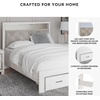 image:imageSignature Design by Ashley White 6 Drawer Dresser with MirrorQueen Storage Bed