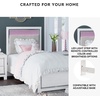 image:imageSignature Design by Ashley White 6 Drawer Dresser with MirrorTwin Panel Bed