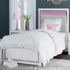 image:imageSignature Design by Ashley White 6 Drawer Dresser with MirrorTwin Panel Bed