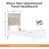 image:imageSignature Design by Ashley White 6 Drawer Dresser with MirrorTwin Panel Headboard Only