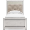 image:imageSignature Design by Ashley White 6 Drawer Dresser with MirrorTwin Panel Headboard Only
