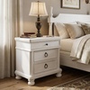 image:imageSignature Design by Ashley White Wood Drawer Dresser for BedroomAntique White