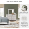 image:imageSignature Design by Ashley White Wood Drawer Dresser for BedroomAntique White