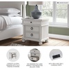 image:imageSignature Design by Ashley White Wood Drawer Dresser for BedroomAntique White