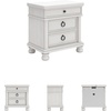 image:imageSignature Design by Ashley White Wood Drawer Dresser for BedroomAntique White