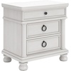 image:imageSignature Design by Ashley White Wood Drawer Dresser for BedroomAntique White