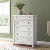 image:imageSignature Design by Ashley White Wood Drawer Dresser for BedroomAntique White