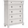 image:imageSignature Design by Ashley White Wood Drawer Dresser for BedroomAntique White