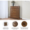 image:imageSignature Design by Ashley White Wood Drawer Dresser for BedroomBrown