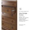 image:imageSignature Design by Ashley White Wood Drawer Dresser for BedroomBrown