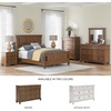 image:imageSignature Design by Ashley White Wood Drawer Dresser for BedroomBrown
