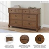image:imageSignature Design by Ashley White Wood Drawer Dresser for BedroomBrown