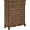 image:imageSignature Design by Ashley White Wood Drawer Dresser for BedroomBrown