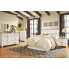 image:imageSignature Design by Ashley Willowton Farmhouse Twin Panel Bed WhitewashWhitewash