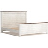 image:imageSignature Design by Ashley Willowton Farmhouse Twin Panel Bed WhitewashWhitewash