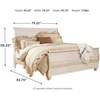 image:imageSignature Design by Ashley Willowton Farmhouse Twin Panel Bed WhitewashWhitewash