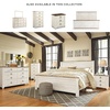 image:imageSignature Design by Ashley Willowton Farmhouse Twin Panel Bed WhitewashWhitewash
