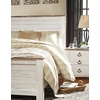 image:imageSignature Design by Ashley Willowton Farmhouse Twin Panel Bed WhitewashWhitewash