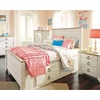 image:imageSignature Design by Ashley Willowton Farmhouse Twin Panel Bed WhitewashWhitewash