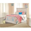 image:imageSignature Design by Ashley Willowton Farmhouse Twin Panel Bed WhitewashWhitewash