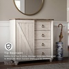 image:imageSignature Design by Ashley Willowton White Bedroom Dresser Sliding Door4 Drawer Chest